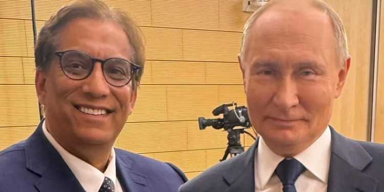 Dr. Iqbal Survé meets with Russian president Vladimir Putin ahead of BRICS Summit
